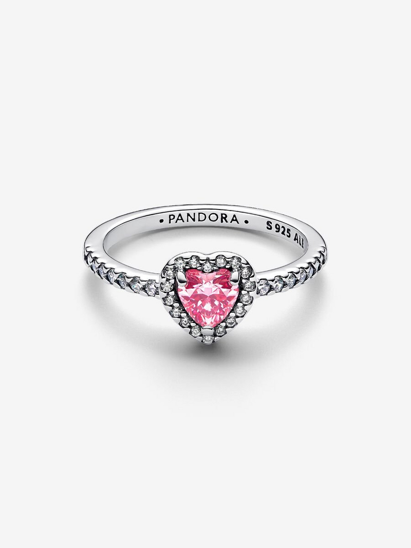 Anillo Corazón Rosa