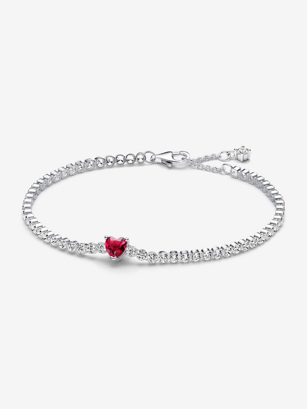 Pulsera de Corazón Rojo