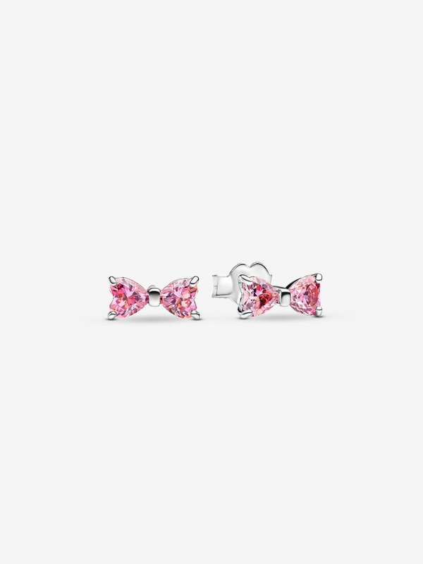 Pendientes Corazón Rosa