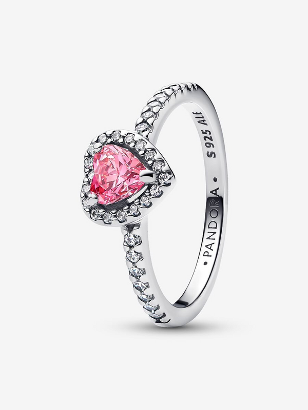 Anillo Corazón Rosa