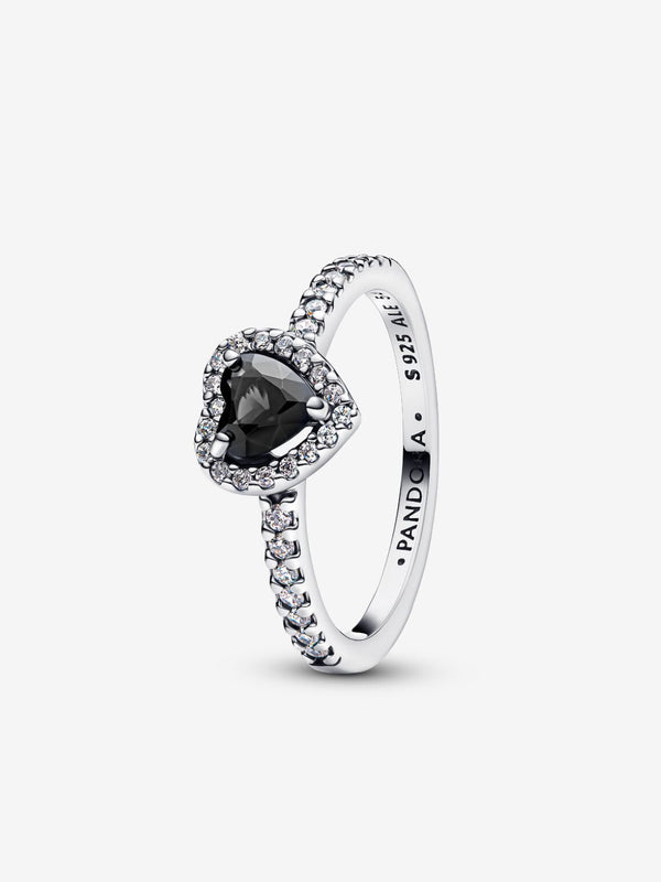 Anillo Corazón Negro