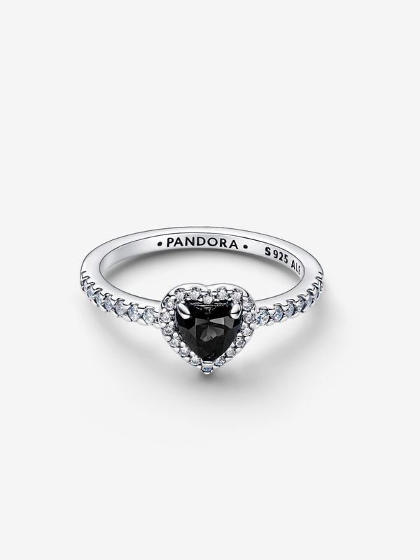 Anillo Corazón Negro